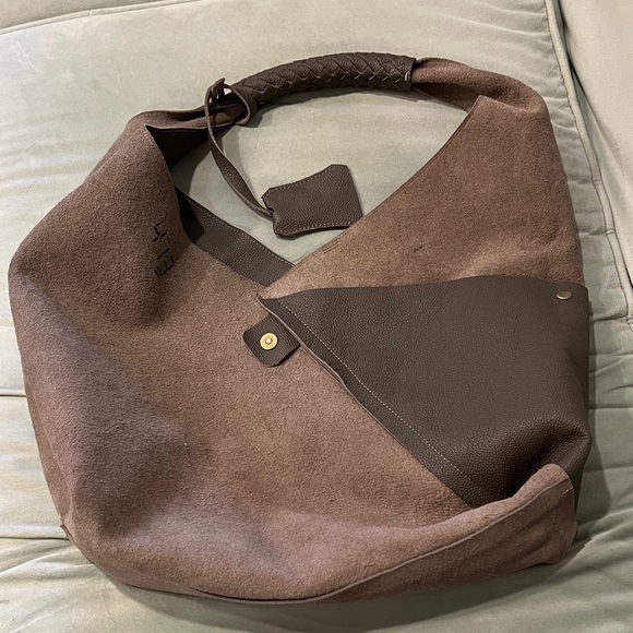 Brown Leather Hobo Bag - Picture 5 of 6